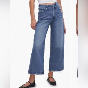 Good American Good Waist Palazzo Crop size 15